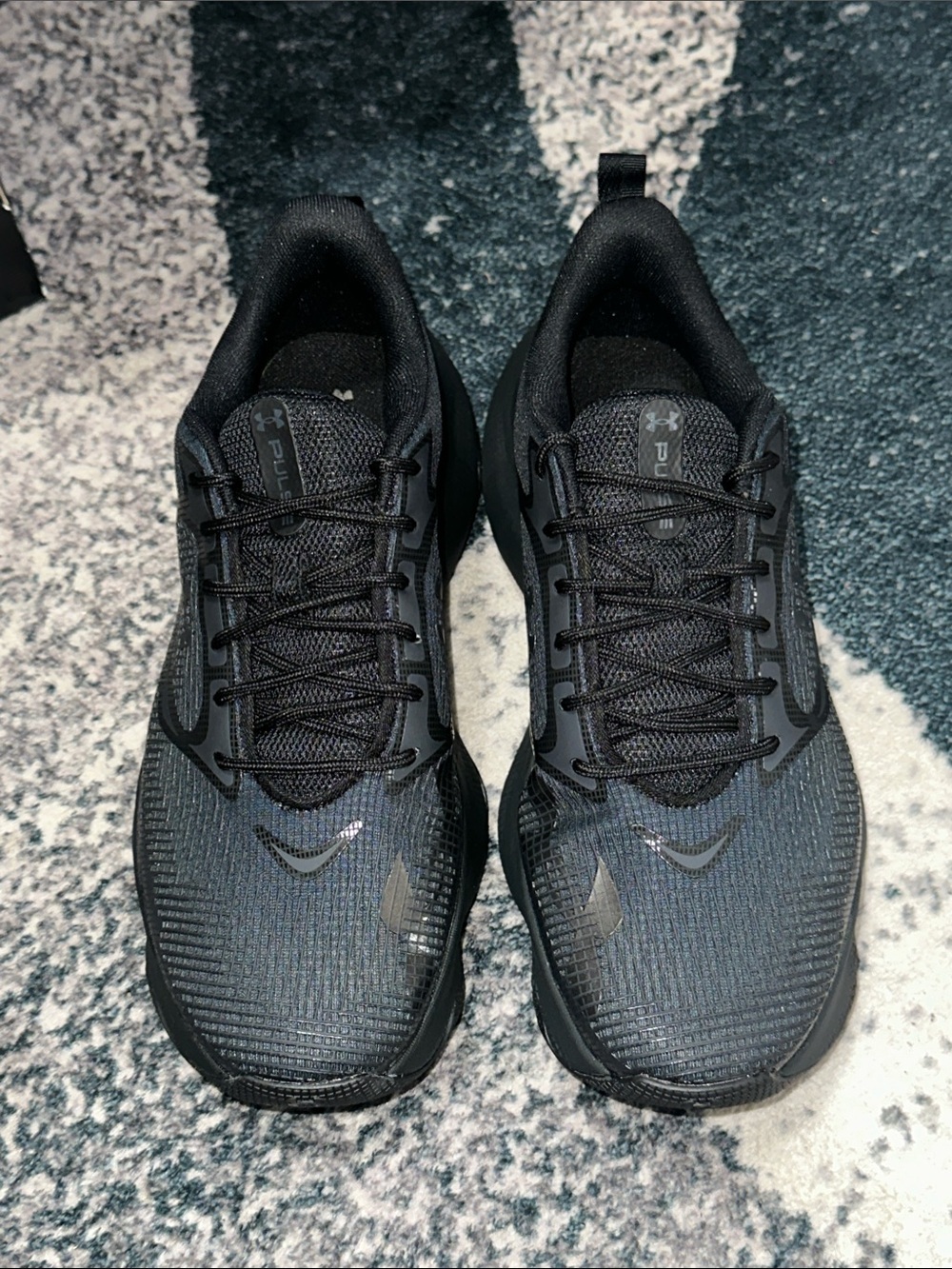 Under Armour Women All-Black Athletic Training Shoes